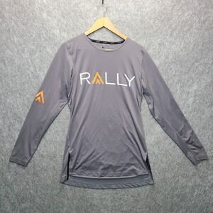 Nike DRI-FIT Training Utility Long Sleeve Running T-Shirt Women's S Gray‎ Pocket